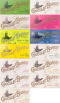 Bonnat Schokolade 13 Sorten 75% 13x100g/1300g