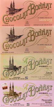 Bonnat Schokolade 4 Sorten 65% 4x100g