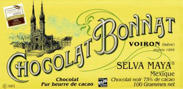 Bonnat Schokolade Selva Maya Mexique 75% 100g vorne