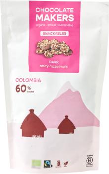 Chocolatemakers Schokolade Snackables Gesalzene Haselnuss Colombia 60% 100g