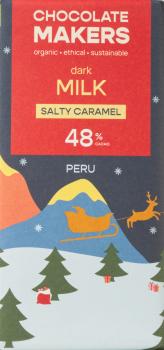 Chocolatemakers Schokolade Weihnachten Salzkaramell Peru 48% 80g