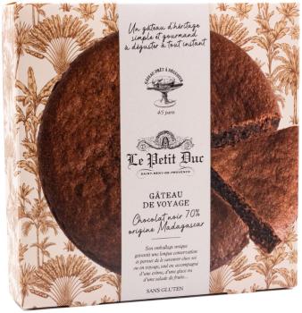 Le Petit Duc Gâteau Chocolat Noir 70% 225g verpackt