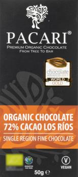 Pacari Schokolade Los Ríos 72% 50g