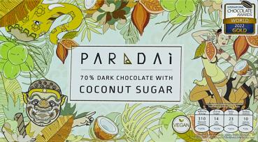 Paradai Schokolade Kokosblütenzucker 70% 50g