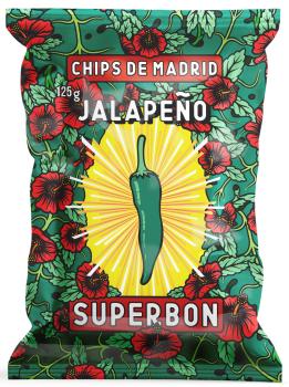 Superbon Chips de Madrid Jalapeno 125g