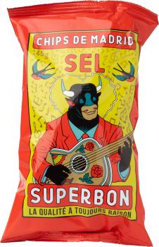 Superbon Chips de Madrid Sel 145g