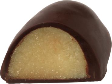 Preview: Wagner Praline Osterei Pistazienmarzipan 1stk/18g lose unverpackt angeschnitten