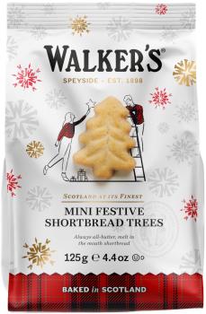Walkers Shortbread Mini Festive Trees 125g