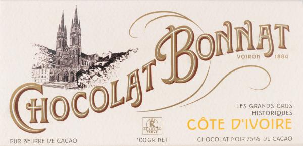 Bonnat Schokolade Côte d´Ivoire 75% 100g