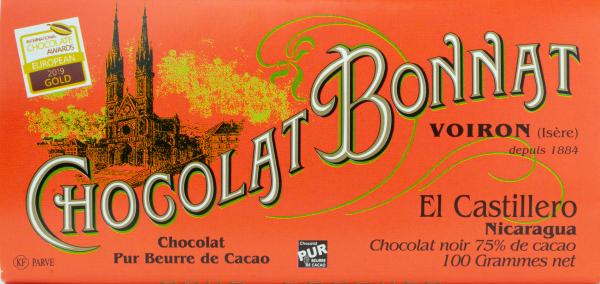 Bonnat Schokolade El Castillero Nicaragua 75% 100g