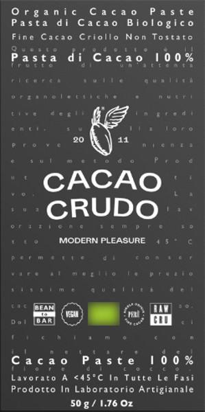 Cacao Crudo Schokolade 100% 50g Cacao Crudo Schokolade 100% 50g