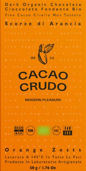 Cacao Crudo Schokolade Orange 77% 50g Cacao Crudo Schokolade Orange 77% 50g