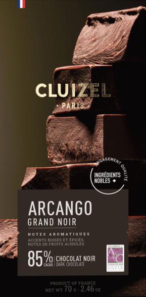 Cluizel Schokolade Arcango Grand Noir 85% 70g