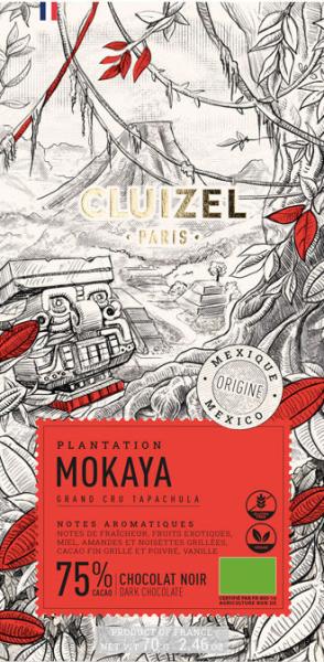 Cluizel Schokolade Plantation Mokaya 75% 70g