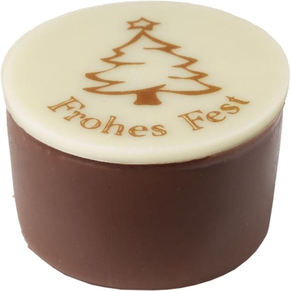 Confiserie Klein Praline Zimtnougat Frohes Fest 1stk/15g lose ganz