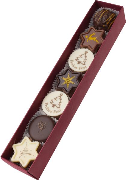 Confiserie Klein Pralinen Frohes Fest 7stk/99,5g in Packung