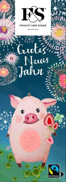 Frucht & Sinne Schokolade Gutes neues Jahr 50g verpackt