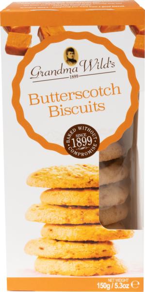 Grandma Wild's Butterscotch Biscuits 150g