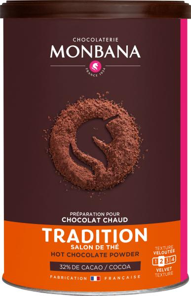 Monbana Trinkschokolade Tradition 32% 250g Monbana Trinkschokolade Tradition 32% 250g