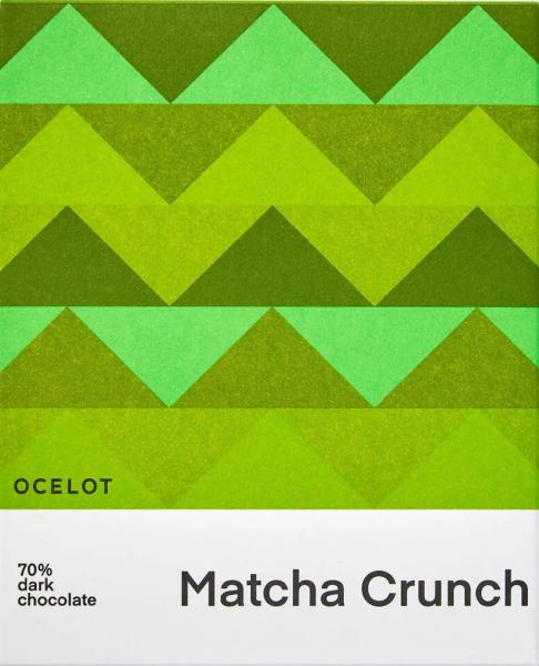 Ocelot Schokolade Matcha Crunch 70% 70g