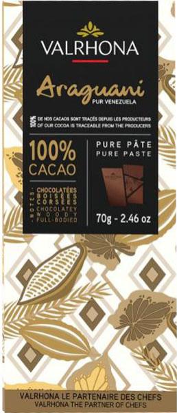 Valrhona Schokolade Araguani 100% 70g