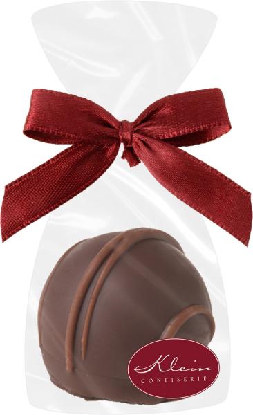 Wagner Praline Mousse-Trüffel vegan 1stk/12g in Klarsichttüte mit Clipschleife