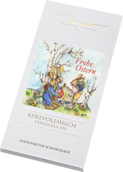 Wagner Schokolade Venezuela Frohe Ostern 43% 80g
