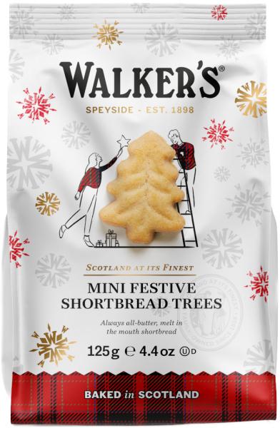 Walkers Shortbread Mini Festive Trees 125g