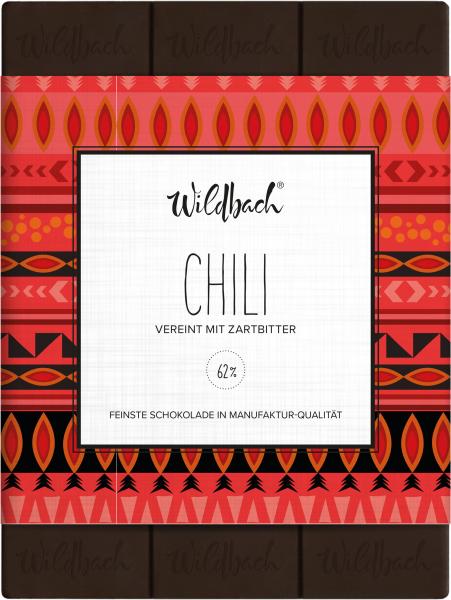 Wildbach Schokolade Chili 62% 70g