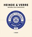 Heinde & Verre Schokolade Vibrant Columbia Dark 71% 70g